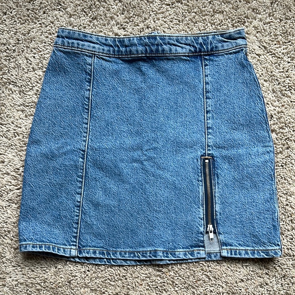 Free People Blue size 6 8 Pencil Skirt